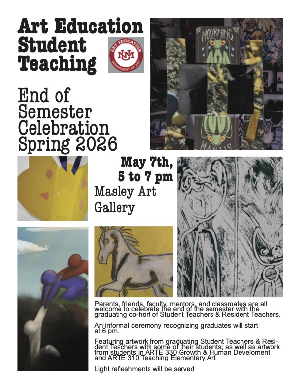 Art Education Student Teaching Celebration Spring 2026