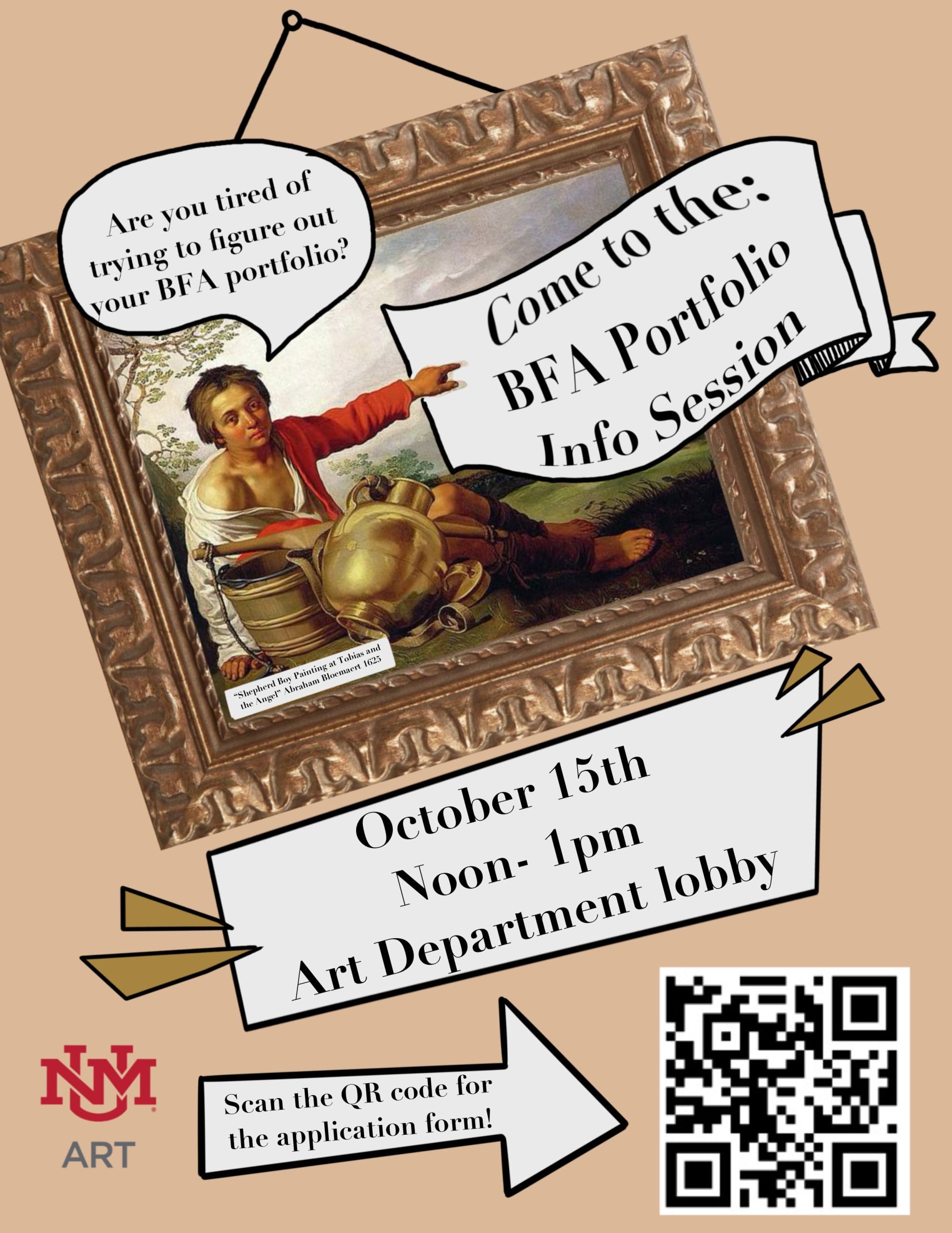 BFA Portfolio Info Session | Department of Art - The University of New ...
