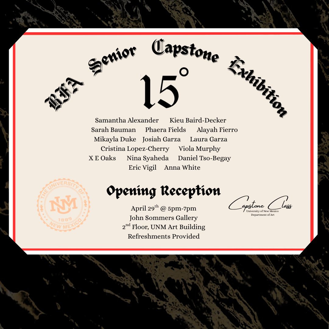 BFA Senior Capstone Exhibition 2