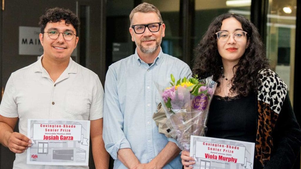 Covington-Rhode Senior Prize Winners: Viola Murphy and Josiah Garza