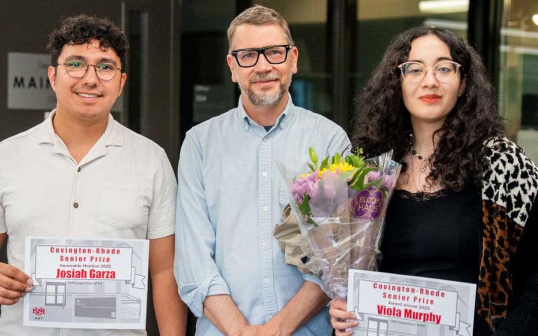 Covington-Rhode Senior Prize Winners: Viola Murphy and Josiah Garza