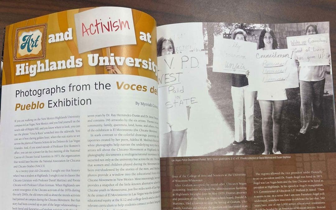 Exploring Art and Activism at Highlands University: A New Article on the Voces del Pueblo Exhibition
