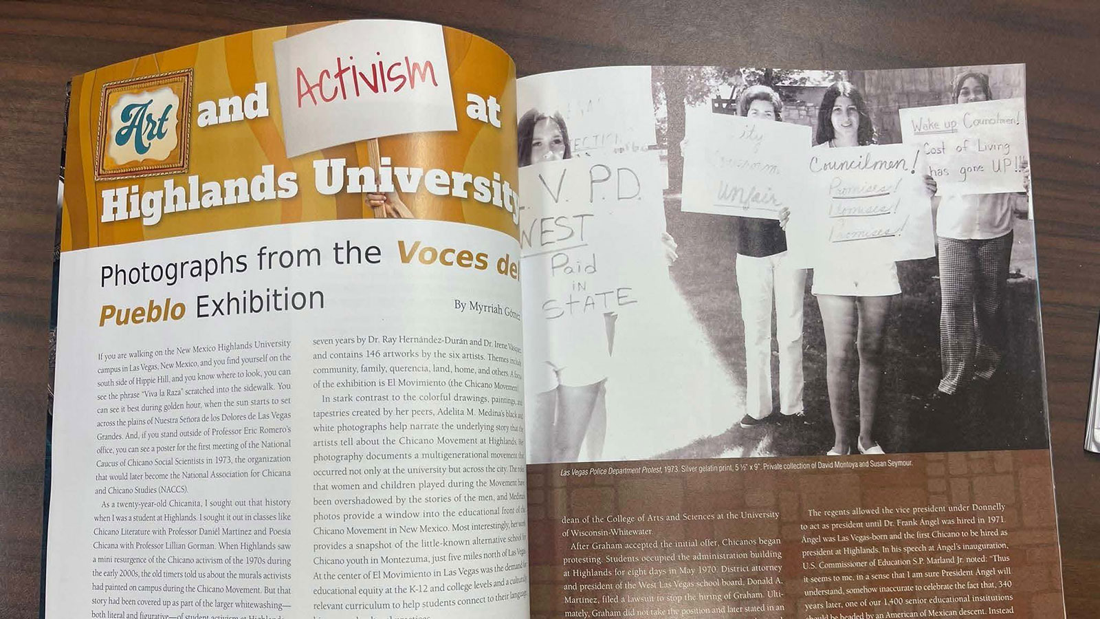 Voces del Pueblo Exhibition article