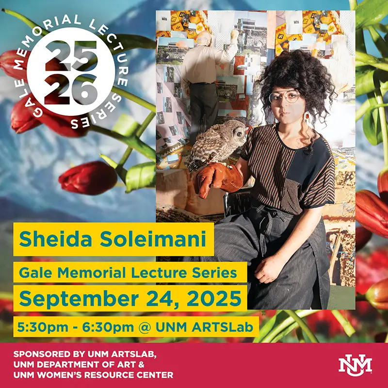 Sheida Soleimani Lecture Announcement Photo announcement of Sheida Soleimani Lecture