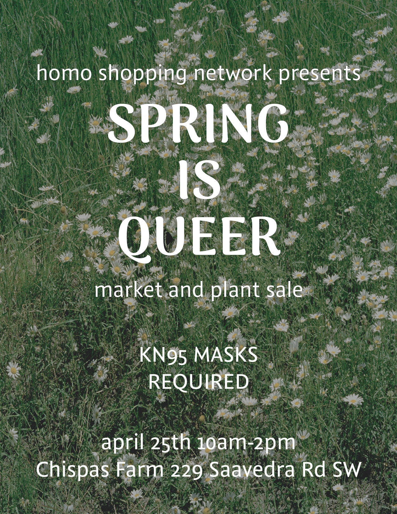 spring is queer 2026 flyer